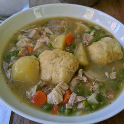 Irish Chicken And Dumplings With Vegetables