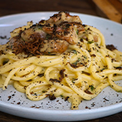 Mushroom Alfredo Pasta