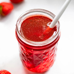 10-minute Strawberry Simple Syrup For Drinks