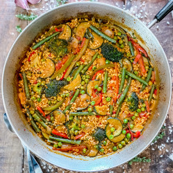 Spanish Widowed Rice | Arroz Viudo Con Verdudas Recipe