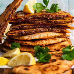 Crispy Lebanese Meat Stuffed Pita - Arayes