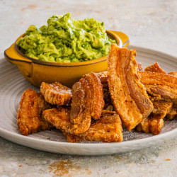 Chicharron With Guacamole