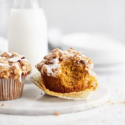 Pumpkin Streusel Muffins