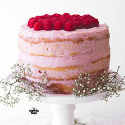 Raspberry Banana Cake