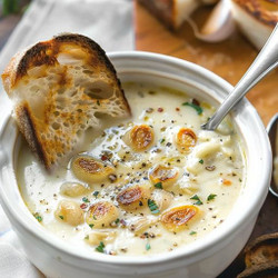 Country French Garlic Soup