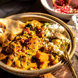 30 Minute Indian Chicken Sweet Potato Curry