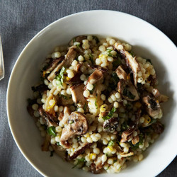 Truffled Israeli Cous Cous With Meyer Lemon And Basil