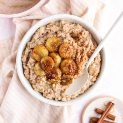 Cozy Banana Bread Oatmeal (vegan, Gluten-free, Wfpb)