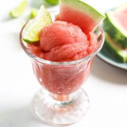 Watermelon Sorbet (only 3 Ingredients!)