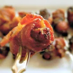 Bacon Wrapped Stuffed Dates