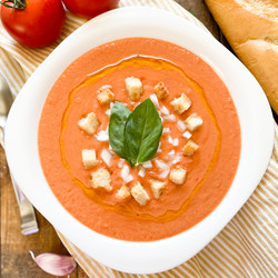 Spanish Chilled Tomato Soup | Porra Antequerana