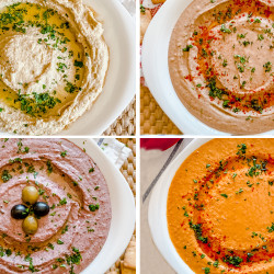 HUMMUS 4 Ways Using 4 DIFFERENT Beans