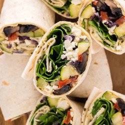 Easy Roasted Vegetable Wrap
