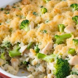Creamy Chicken Broccoli Rice Casserole