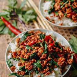 Thai Basil Chicken (easy Gai Pad Krapow)