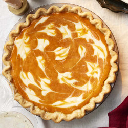 Pumpkin–cream Cheese Pie