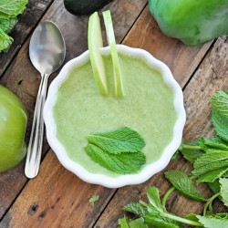 Spanish ¨Green Goddess¨ Gazpacho Verde