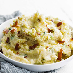 Irish Colcannon w Bacon &amp; Cream