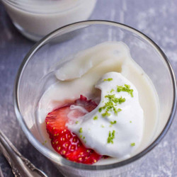 Vegan Lime Posset