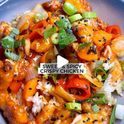 Sweet And Spicy Crispy Chicken