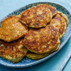 Buttermilk Cheddar Corn Cakes