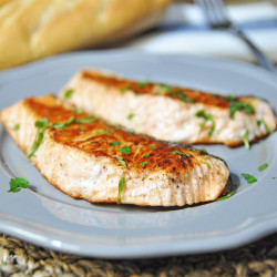 Pan Grilled Salmon – Healthy Recipe