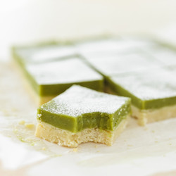 Matcha Lemon Bars (vegan, Gluten Free)