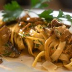 Italian Mushroom Fettuccini