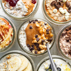 Easy Overnight Oats Recipe (+ 8 Flavor Varations)