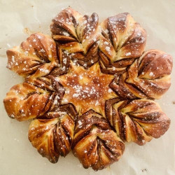 Sourdough Chocolate Star Bread