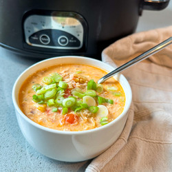 Slow Cooker Buffalo Chicken Chili