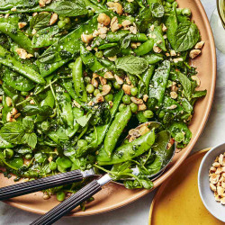 Spring Peas With Mint Butter