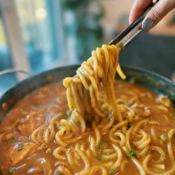 Creamy Chicken Curry Udon