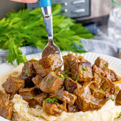 Crockpot Steak Bites