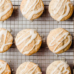 Lemon Poppy Seed Sourdough Muffins