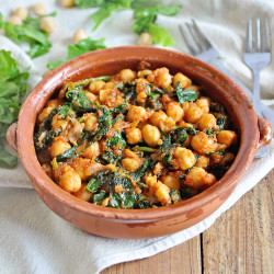 Spanish Spinach And Chickpeas - Espinacas Con Garbanzos