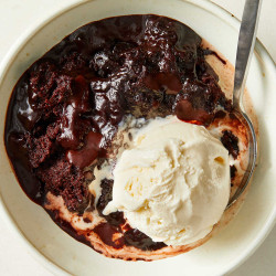 Microwave Chocolate Pudding Cake