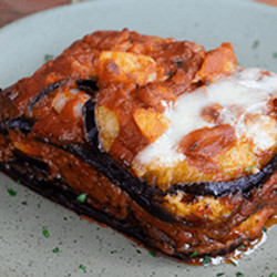 Seafood Eggplant Parmigiana