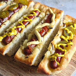 Hot Dog Focaccia