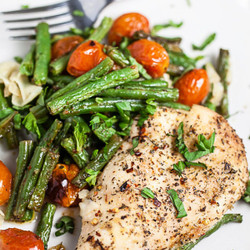 Sheet Pan Italian Chicken And Green Beans