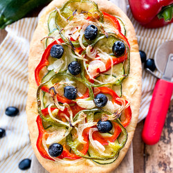 Mediterranean Vegetable Flatbread | Coca De Verduras