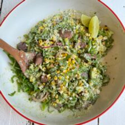 Summer Steak And Grilled Corn Salad