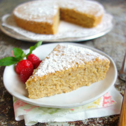 Copy of Vanilla Almond Flour Cake {vegan, Oil-free}