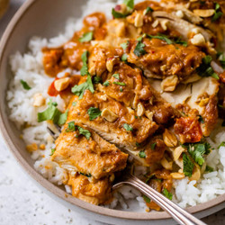 Slow Cooker Peanut Chicken