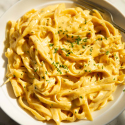 Roasted Garlic Pumpkin Alfredo