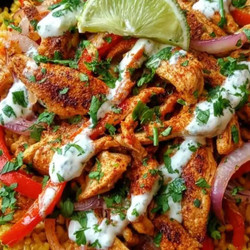Chicken Fajita Rice Bowls