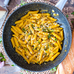 Penne Allo Zafferano | When Pasta Meets Risotto