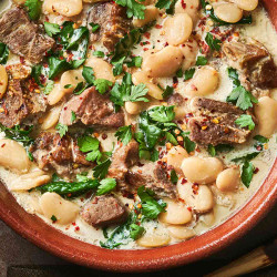 Milk-braised Pork And Beans