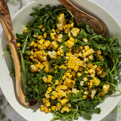 Corn And Arugula Salad With Lime Vinaigrette