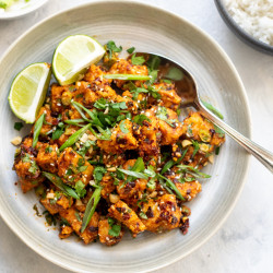 Air Fryer Tofu With Chili Peanut Sauce